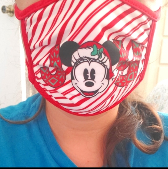 Disney Minnie Mouse Christmas Mask - Picture 1 of 3